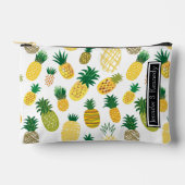 Trendy ananas patroon | Jouw namen toevoegen Etui (Voorkant)