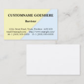 Trendy and Modern Barrister Visitekaartje (Voorkant / Achterkant)