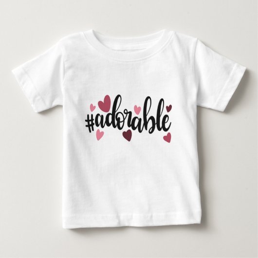Trendy and Schattig Bable T-Shirt (Voorkant)