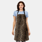 Trendy Animal All-Over Print Apron Schort (Gedragen)