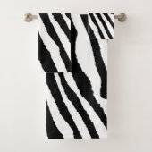 Trendy Animal Print Zebra naadloos patroon Bad Handdoek (Insitu)