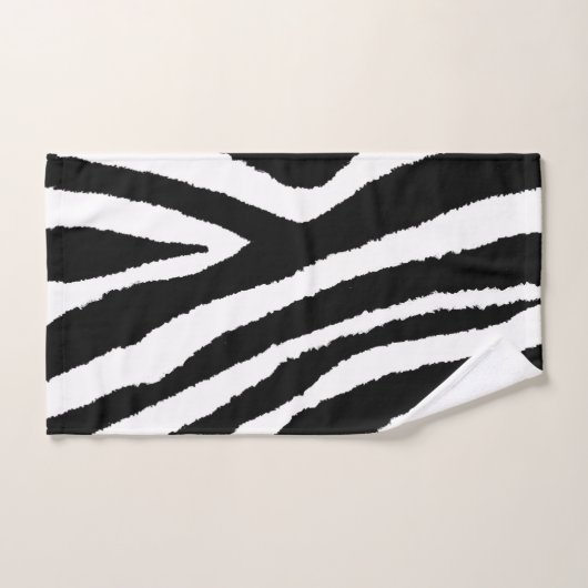 Trendy Animal Print Zebra naadloos patroon Bad Handdoek (Handdoek)