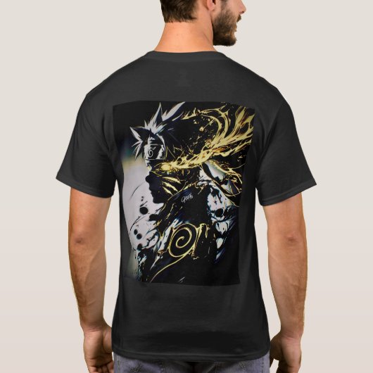 Trendy Anime Art T-shirt: Limited Edition T-shirt (Achterkant)