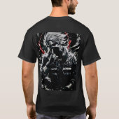 Trendy Anime Art T-shirt: Limited Edition T-shirt (Achterkant)