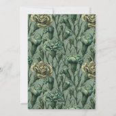 Trendy Anjer Charme Boho Verjaardag Kaart (Achterkant)