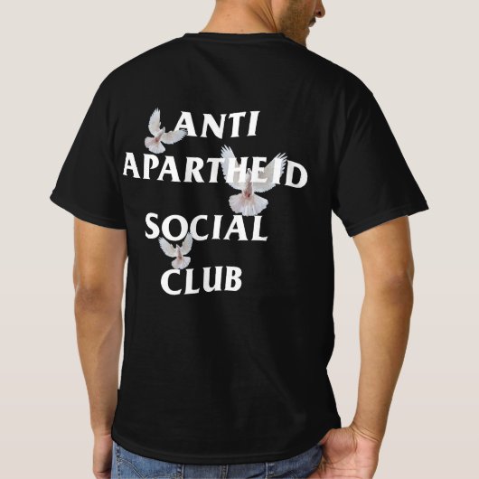 Trendy Anti Apartheid Sociale Club Dove T-shirt (Achterkant)