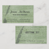 Trendy Antiek schrijver van de schrijfmachine voor Visitekaartje (Voorkant / Achterkant)