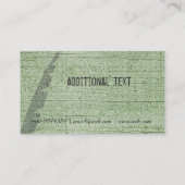 Trendy Antiek schrijver van de schrijfmachine voor Visitekaartje (Achterkant)