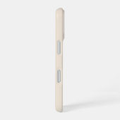trendy Antiek Wit met Monogram Case-Mate iPhone 16 Hoesje (Rechterkant)