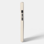 trendy Antiek Wit met Monogram Case-Mate iPhone Case (Achterkant / Links)