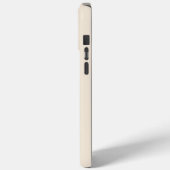 trendy Antiek Wit met Monogram Case-Mate iPhone Case (Achterkant / Links)