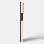 trendy Antiek Wit met Monogram Case-Mate iPhone Case (Achterkant / Rechts)