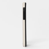 trendy Antiek Wit met Monogram Case-Mate iPhone Case (Achterkant/links)