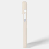 trendy Antiek Wit met Monogram Case-Mate iPhone Case (Achterkant / Links)