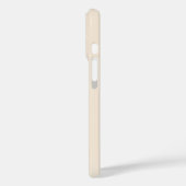 trendy Antiek Wit met Monogram Case-Mate iPhone Case (Achterkant / Links)