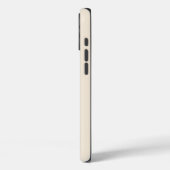 trendy Antiek Wit met Monogram Case-Mate iPhone Case (Achterkant / Links)
