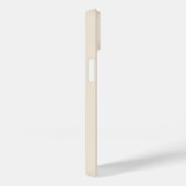 trendy Antiek Wit met Monogram Case-Mate iPhone Case (Achterkant / Rechts)