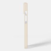 trendy Antiek Wit met Monogram Case-Mate iPhone Case (Achterkant / Links)
