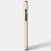 trendy Antiek Wit met Monogram Case-Mate iPhone Case (Achterkant / Links)