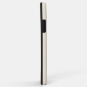 trendy Antiek Wit met Monogram Case-Mate iPhone Case (Achterkant/rechts)