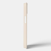 trendy Antiek Wit met Monogram Case-Mate iPhone Case (Achterkant / Rechts)