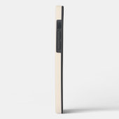 trendy Antiek Wit met Monogram Case-Mate iPhone Case (Achterkant / Links)