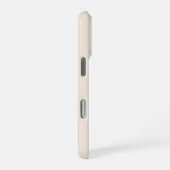 trendy Antiek Wit met Monogram Case-Mate iPhone Hoesje (Rechterkant)