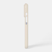 trendy Antiek Wit met Monogram Case-Mate iPhone Hoesje (Linkerkant)