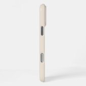 trendy Antiek Wit met Monogram Case-Mate iPhone Hoesje (Rechterkant)