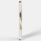 trendy Antiek Wit met Monogram Case-Mate iPhone Hoesje (Rechterkant)