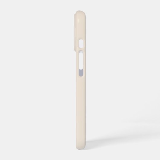 trendy Antique White with Monogram Case-Mate iPhone 16 Hoesje (Linkerkant)