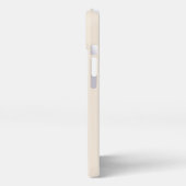 trendy Antique White with Monogram Case-Mate iPhone Hoesje (Linkerkant)