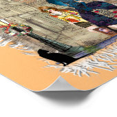 Trendy Anton Pieck art street draag T-Shirt Poster (Hoek)