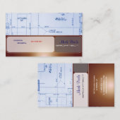Trendy Architect visitekaartjes (Voorkant / Achterkant)