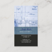 Trendy Architect visitekaartjes (Achterkant)