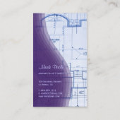 Trendy Architect visitekaartjes (Achterkant)
