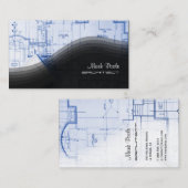 Trendy Architect visitekaartjes (Voorkant / Achterkant)