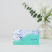 Trendy architecten visitekaartjes (Staand voorkant)