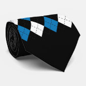 Trendy Argyle Necktie Stropdas (Opgerold)