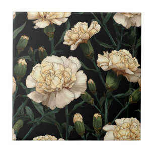 Trendy Art Deco Anjertjes Tegels Voor een Gezellig Tegeltje
