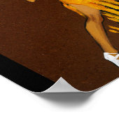 Trendy Art Deco  dansers Poster (Hoek)