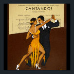 Trendy Art Deco  dansers Poster<br><div class="desc">1. Vaak kunnen de hier genoemde design voor een verscheidenheid van gelegenheden worden gebruikt, eenvoudig tekst /foto's uitgeven of toevoegen om uw behoeften aan te passen. ____________________________________________________________________________ 2. Als je hulp nodig hebt bij het personaliseren van je object, kun je contact opnemen met de ontwerper LeahG via het onderstaande tabblad....</div>