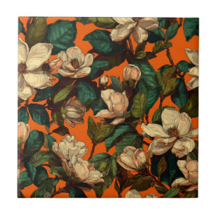 Trendy Art Deco Gardenia Tegels Voor Stijlvolle Tegeltje