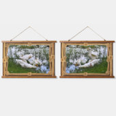 Trendy Art Ducks Vijverleven Hangend Wandkleed (Dubbel)