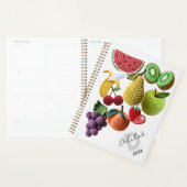 Trendy Artistieke Regenboog Haakfruit Collage Planner (Display)
