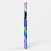 Trendy Artsy Waterverf Painting Chevron Pattern Case-Mate iPhone Case (Achterkant/rechts)