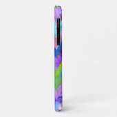 Trendy Artsy Waterverf Painting Chevron Pattern Case-Mate iPhone Case (Achterkant/links)