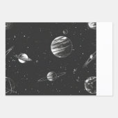 Trendy Astronaut Wrap Paper Flat Sheet Set van 3 (Voorkant 3)