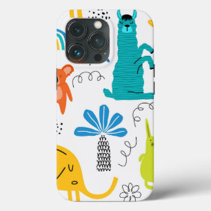 Trendy Australië Blauw Sinaasappel Groen Geel Toug Case-Mate iPhone Case