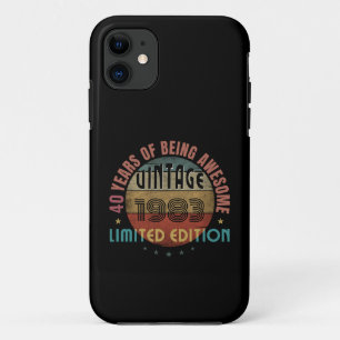 TRENDY AWESOME GEBOORTEJAAR VERJAARDAGSCADEAU Case-Mate iPhone CASE